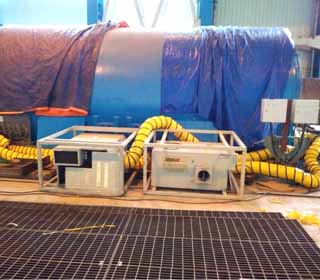 Power Industry 4 drying of turbine - power industry