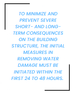 to mini - how water damage restoration leads to faster business resumption