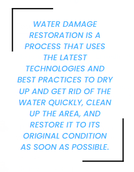 water - how water damage restoration leads to faster business resumption